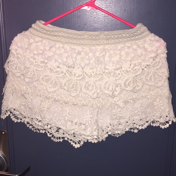 Rue21 Pants - Rue 21 lace shorts
